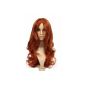 Prettyland C800 - 65cm long red-brown wig-resistant high-temperature washing (Health and Beauty)