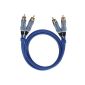 Oehlbach BEAT!  NF audio cinch cable blue 1.00m (Accessories)