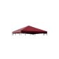 Replacement roof for pavilion Bordeaux 3x3 meters, waterproof (garden products)