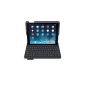 Logitech Type + Protection Case with integrated Bluetooth keyboard (QWERTY) for iPad Air black (Accessories)