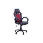 Office chair desk chair COLOR CHOICE bucket seat executive chair swivel chair (red)
