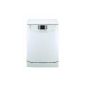 Beko DFN 6632 Freestanding Dishwasher / built-under / A + / 0.94 kWh / 13 MGD / 10 liters / 60 cm / Water Stop / Large display / white (Misc.)