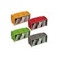 CD box frame house grass green, stackable!  (Toys)