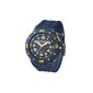 Sinar wristwatch - Jugenduhr analog - with swivel and EL light - blue (clock)