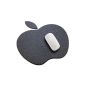 Nova V-APPLE-NR-01 mouse pad Apple Black Made In France (Personal Computers)