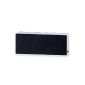 August SE30 - Speaker Stereo Bluetooth Portable - Stereo Speaker SoundBar with compact 3.5mm auxiliary jack and battery Built-in Rechargeable - Black & Grey (Electronics)