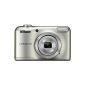 Nikon Coolpix L29 Digital Camera (16 Megapixel, 5x opt. Wide-angle zoom, 6.9 cm (2.7 inch) LCD display, HD) Kit incl. 4GB memory card and camera bag silver (Electronics)