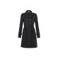 Military Trench Coat Women Cup Double Row Buttons Winter Wool (Clothing)