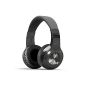 Jinto Turbine Bluedio Hurricane H Stereo earphones More Bluetooth 4.1 headphones for iOS, Android and Windows Color & Black (Electronics)