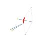 HUDORA 78117 - bow with 3 arrows (Toys)
