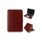 13.3-inch Macbook Air Case, PU Leather Sleeve boriyuan Notebook Laptop Case Bag Cover Case for Apple MacBook Air 13.3 