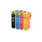 Set of 4 ink cartridges for HP 364XL per 1xBK, C, M, Y.BK 28ml, 18ml per color, compatible with smart and level indicator.  (Electronics)