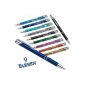1 metal - pens with individual desire engraving engraving (color - blue)
