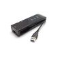 Sienoc USB 3.0 to RJ45 Network Hub to to 3-port RJ45 Gigabit LAN Adapter 3-port USB hub WIN8 USB2.0 EXTERNAL NETWORK CARD LAN