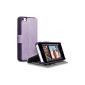 Case / Cover Ultra-thin leather With The Function Stand for iPhone 5C - Purple (Accessory)