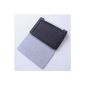 IVSO Slim Leather Folio Case Folio Case Cover for Lenovo IdeaPad Yoga Tablet 8 inch HD Tablet PC (For Lenovo IdeaPad Yoga 8 inches, Black) (Electronics)