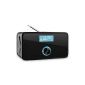 Auna DABStep DAB / DAB + digital radio alarm clock radio with Bluetooth (FM tuner, AUX, RDS, alarm clock, sleep timer, remote) (Electronics)