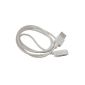 Magnetic magnetic charging cable USB cable for Sony Xperia Z3 Compact / 1 meter in white from OKCS (Electronics)