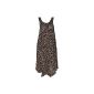 Tiger Printed Georgette Long Maternity Dress (Clothing)
