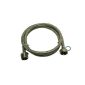 Inlet hose extension 3 / 4'ÜM x 3 / 4'AG, 1m-5m, AquaStop reinforced hose, stainless steel washing machine hose, for dishwashers - Drinking water approval, hose length: 100cm