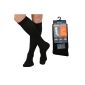 2 PAIR compression stockings black.  Great quality, hand-linked lace in 3 sizes 35/38, Black (Misc.)