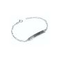 Baby and child ID bracelet incl. Engraving (both sides) and packaging 925 silver, length 14cm (jewelry)