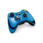 Xbox 360 Wireless Controller with switchable D-pad, chrome blue (Limited Edition) (Accessories)