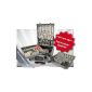 KRAFT HERTZ Premium Tool in lockable trolley suitcases 220 parts pliers screwdriver Allen KH220 (Misc.)