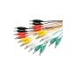 Set of 3 Test cord 1 set = 10 Pieces 5 colors, length 480mm, reinforced Execute.  (Electronics)