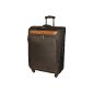Shapely rolling suitcase