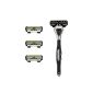 Shave - Lab - FIRE | BLACK EDITION P. 4 (1 shaver with 4 blades) (Health and Beauty)
