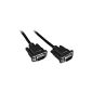 Decrescent cord VGA Male / Male Link VGA (15pin) Armored High Quality (VGA Cable Hd 15 Male) monitors - 2 meters (Electronics)