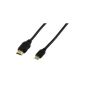Valueline CABLE-5505-2.5 Mini HDMI to HDMI High Speed ​​with Ethernet (Accessory)