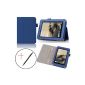 ELTD® high quality PU Leather Case Cover for Asus Memo Pad HD 7 inch with stand / Cover Stand / stand function (For Asus Memo Pad HD 7 inch, Blue) (Electronics)