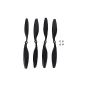 2 pairs of carbon fiber propellers Prop 10x4.5 CW CCW 1045 8MM shaft for RC Multi Quadcopter (Toys)