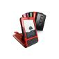 Tuff-Luv Multi-View Faux Leather Case Case for Amazon Kindle Keyboard / Kindle 3/6 inch / 15 cm (latest generation) - Red (Electronics)