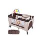 TecTake cot height adjustable with baby insert coffee (Baby Product)