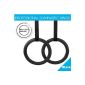 ABS Gym Olympic gymnastics rings Gymnastic Rings Crossfit Gym Fitness ring rings + rope (Misc.)