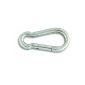 Chapuis 120 / 50Z 10 zinc plated steel carabiners fireman D 5 mm L 50 mm (Tools & Accessories)