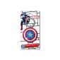Keyring Pewter Shield Captain America (Toy)