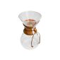 CHEMEX Woodneck - Carafe glass for 6 cups (household goods)