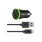F8M668BT04-BLK Belkin Universal USB Car Charger comes with USB charging cable / Micro-USB (Wireless Phone Accessory)