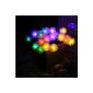 Innoo Tech Solar Outdoor Light String, 20 LEDs waterproof balls, length 3.3M (Multicolor)