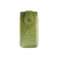 Suncase Leather Case for the LG G2 smartphone wash green (accessory)