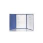 10 three-part application folders blue with 2 clamping bars with fine leather structure // incl. 10 mailing envelopes (Office supplies & stationery)
