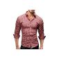 Merish shirt Slim Fit 5 Colours Sizes S-XXL Men Model 41 (textiles)