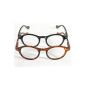 Reading glasses nerd glasses reading aid retro design round frame + 1.0-3.0 £ 2 colors £ © (Misc.)