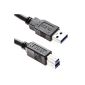 Gizzmoheaven SuperSpeed ​​USB 3.0 cable (Type A to Type-B connector)