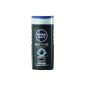 NIVEA Men Shower Gel Active Clean 250 ml, 4-pack (4 x 1 piece) (Health and Beauty)