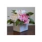 Homescapes Decorative artificial plant, Color Pink and White Peonies in a 19 cm pot.  (Kitchen)